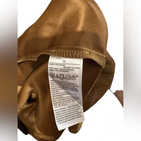 Banana Republic Vegan Suede Trench Coat – Size 10 - Picture 5 of 5